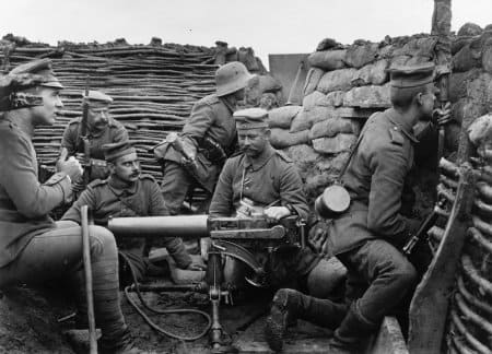 Первая мировая война - развертывание сухопутных сил
