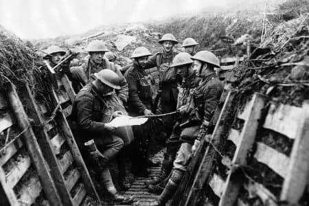 Первая мировая война (1914) - Переход к позиционной форме войны