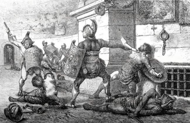 Состоялись последние бои гладиаторов в Риме (404 г.)