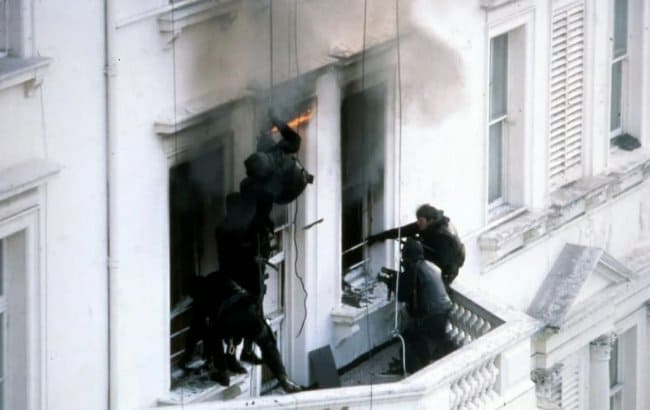 Бойцы SAS освободили заложников в посольстве Ирана в Лондоне (1980)