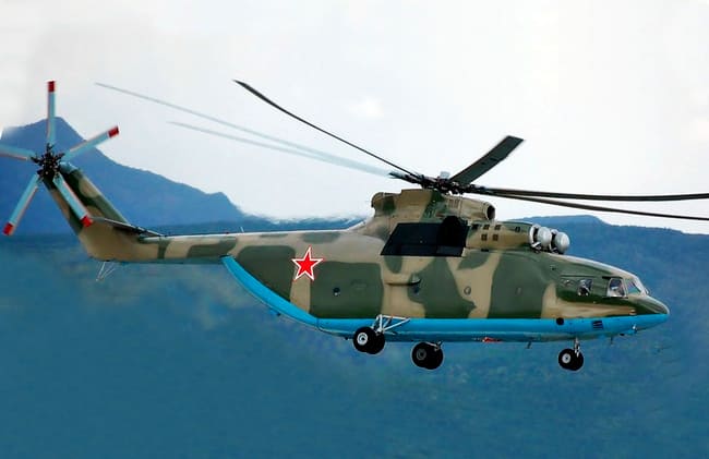 Вертолет МИ-26 осуществил свой первый полет