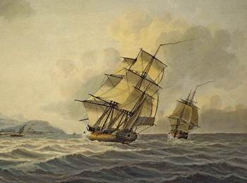 Джеймс Кук пересёк Южный полярный круг (1773)