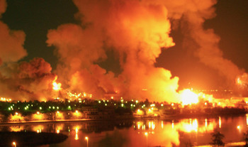 Начало бомбардировок Югославии (1999)