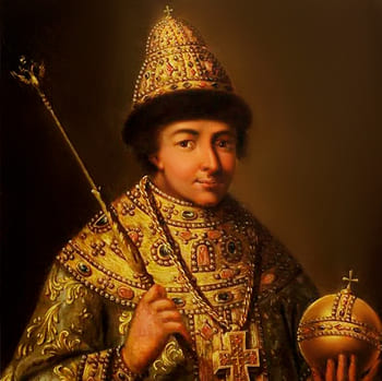 На русский престол взошел Федор Годунов (1605)