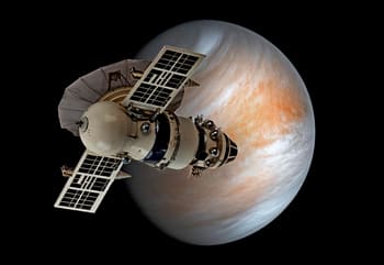 Автоматическая межпланетная станция "Венера-6" достигла планеты Венера