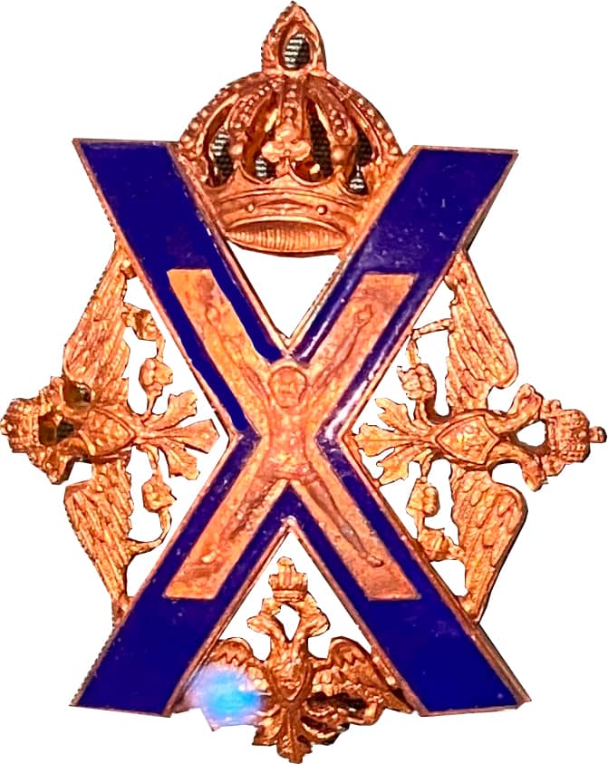 Знак Лейб-Гвардии Преображенского полка (для нижних чинов)