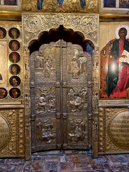 Царские врата Благовещенского собора Московского Кремля