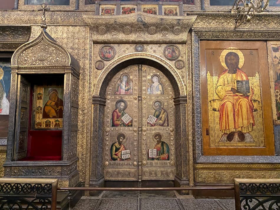 Царские врата Успенского собора Московского кремля