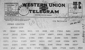 Телеграмма Циммермана изменила ход первой мировой войны