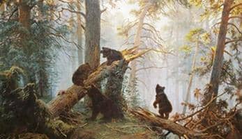 Как появились медведи на картине Ивана Шишкина "Утро в сосновом бору"?