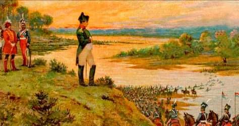 Переправа армии Наполеона через Неман 12 июня 1812 года