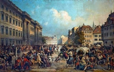 Русские войска вошли в Берлин в ходе Семилетней войны 1756-1763 годов