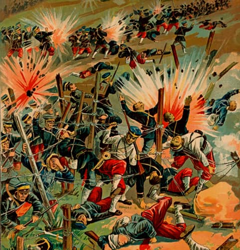 Отражена атака на русский гарнизон в крепости Порт-Артур