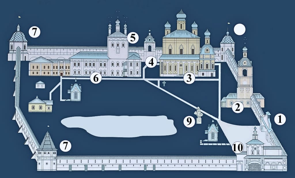 Схема горицкого успенского монастыря