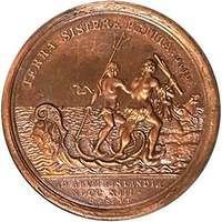 Памятная медаль «В память высадки русских войск в Або. 28 августа 1713 года»
