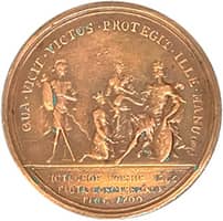Медаль "В память Карловицкого мира" (1700)